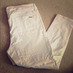 Michael Kors white Selma skinny jeans